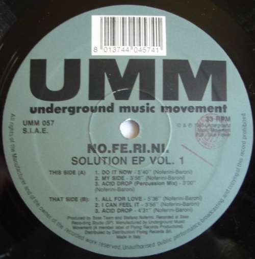 Cover Solution EP Vol. 1 Schallplatten Ankauf