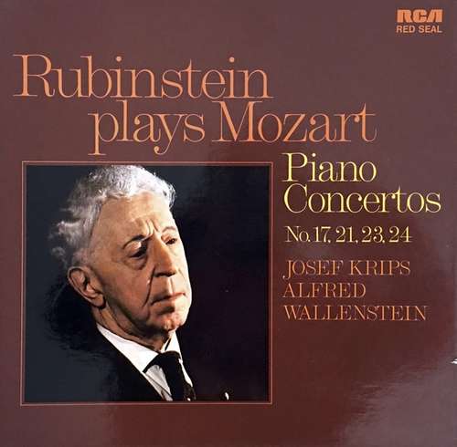 Cover Rubinstein* plays Mozart*, Josef Krips, Alfred Wallenstein - Piano Concertos No. 17, 21, 23, 24 (2xLP, Album, Comp + Box, Album) Schallplatten Ankauf