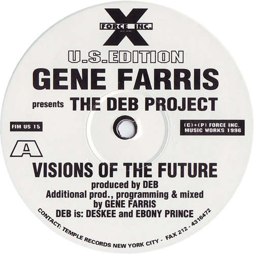 Cover Gene Farris Presents The DEB Project - Visions Of The Future (12) Schallplatten Ankauf