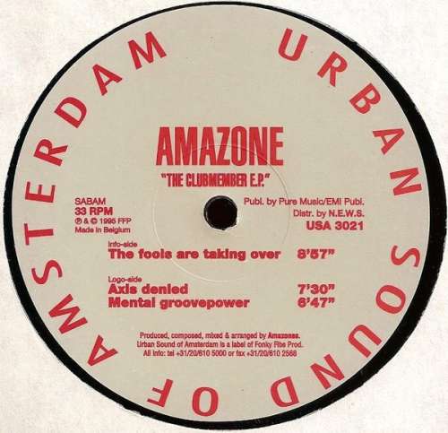 Cover Amazone (2) - The Clubmember E.P. (12, EP) Schallplatten Ankauf
