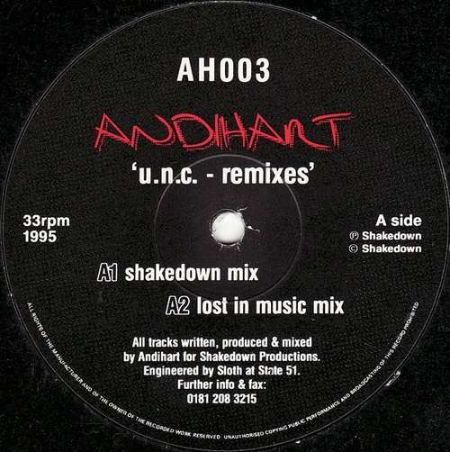 Cover U.N.C. Remixes Schallplatten Ankauf