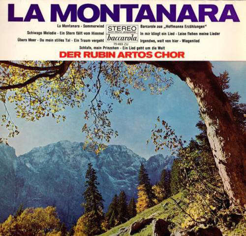 Cover Der Rubin Artos Chor - La Montanara (LP) Schallplatten Ankauf