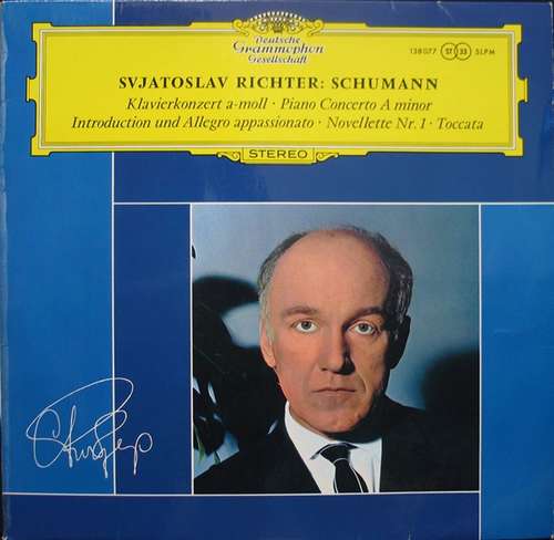 Cover Svjatoslav Richter* : Schumann* - Klavierkonzert a-moll • Piano Concerto A Minor • Introduction Und Allegro Appassionato • Novellette Nr. 1 • Toccata (LP, RE) Schallplatten Ankauf