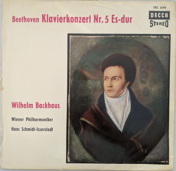 Cover Beethoven*, Wilhelm Backhaus, Wiener Philharmoniker, Hans Schmidt-Isserstedt - Klavierkonzert Nr. 5 Es-dur (LP) Schallplatten Ankauf