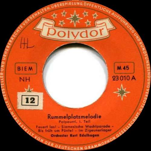 Cover Kurt Edelhagen Und Sein Orchester* - Rummelplatzmelodie (7) Schallplatten Ankauf