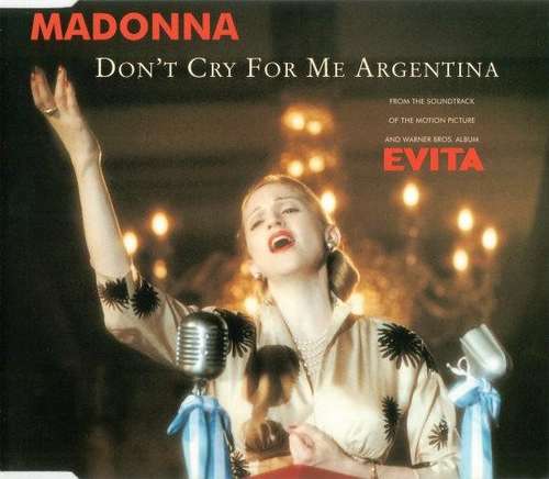 Cover Don't Cry For Me Argentina Schallplatten Ankauf