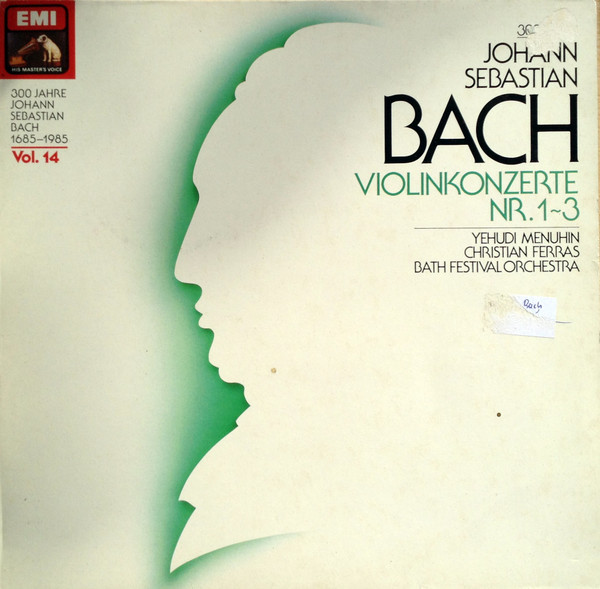 Cover Johann Sebastian Bach, Yehudi Menuhin, Christian Ferras, Bath Festival Orchestra - Violinkonzerte nr. 1-3 (LP, Album) Schallplatten Ankauf