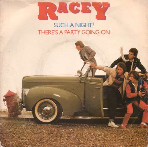 Cover Racey - Such A Night / There's A Party Going On (7, Single) Schallplatten Ankauf