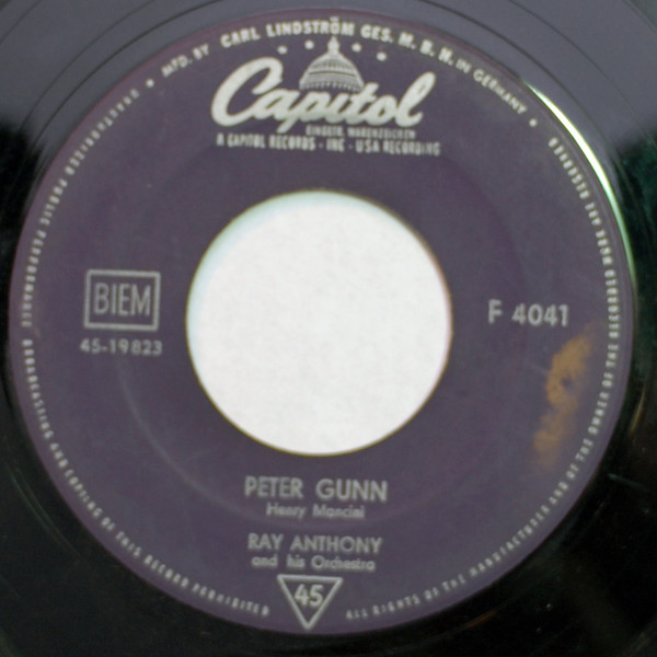 Bild Ray Anthony And His Orchestra* - Peter Gunn / Tango For Two (7, Single) Schallplatten Ankauf