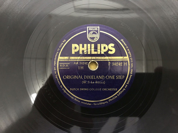 Cover Dutch Swing College Orchester* - Original Dixieland One Step / Absent Minded Blues (Shellac, 10) Schallplatten Ankauf