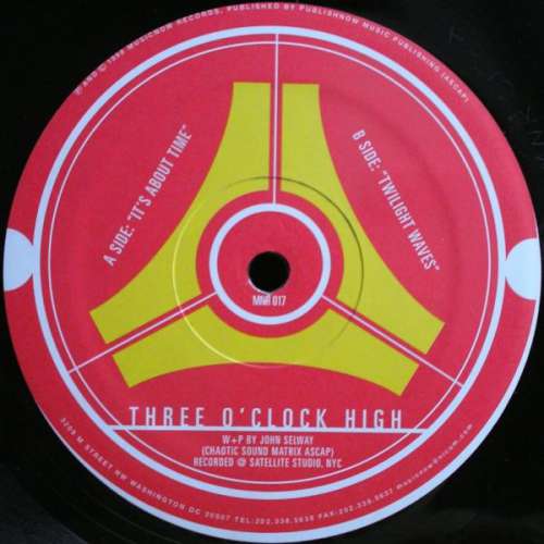 Cover Three O'Clock High - It's About Time (12) Schallplatten Ankauf