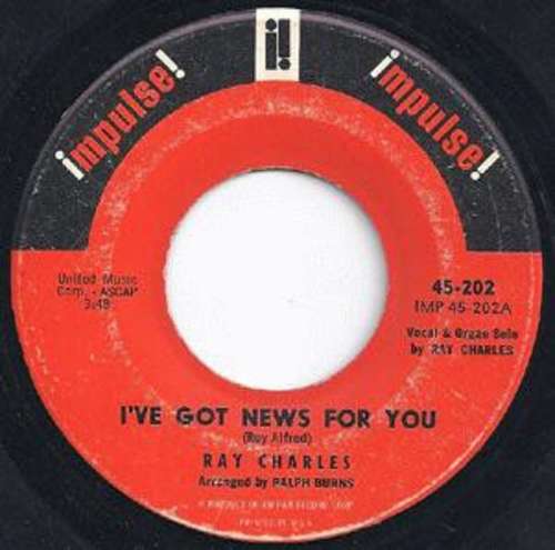 Cover Ray Charles - I've Got News For You (7, Single,  ) Schallplatten Ankauf