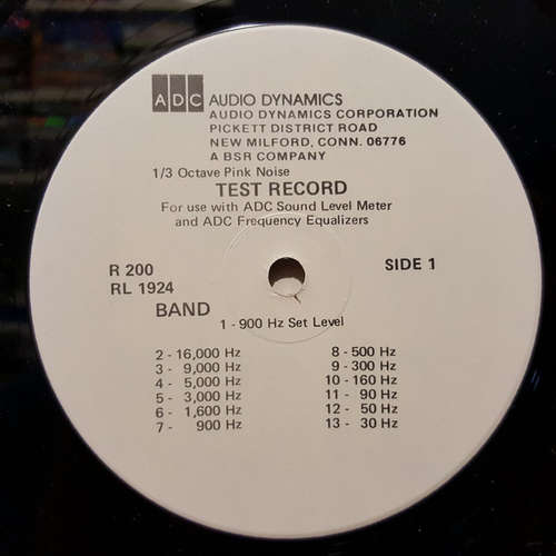 Cover No Artist - Audio Dynamics Test Record  (LP, Tes) Schallplatten Ankauf
