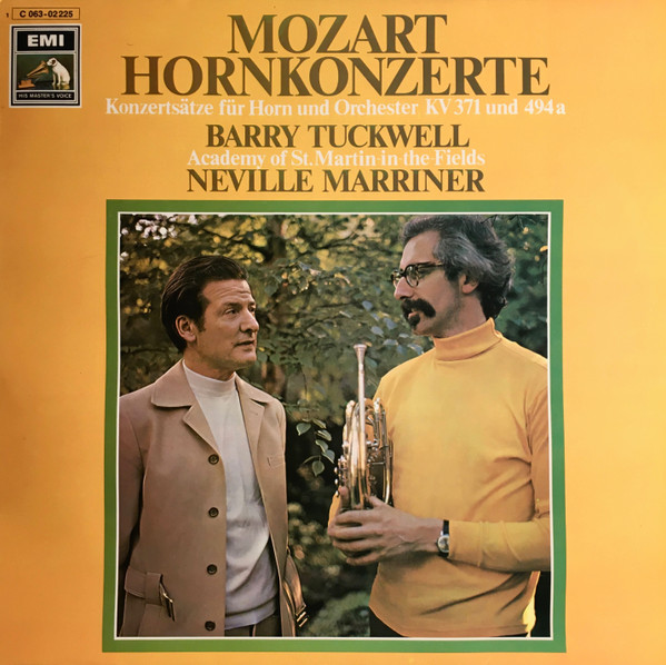 Cover Mozart* - Barry Tuckwell, Academy Of St. Martin-in-the-Fields*, Neville Marriner* - Hornkonzerte (LP) Schallplatten Ankauf