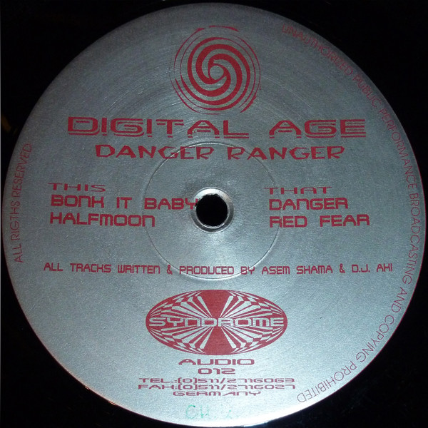 Cover Digital Age - Danger Ranger (12) Schallplatten Ankauf