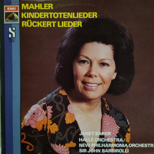 Cover Gustav Mahler, Janet Baker, Hallé Orchestra, New Philharmonia Orchestra, Sir John Barbirolli - Kindertotenlieder Rückert Lieder (LP, Comp) Schallplatten Ankauf