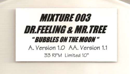 Cover Dr. Feeling & Mr. Tree - Bubbles On The Moon (10, Ltd, Whi) Schallplatten Ankauf