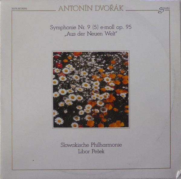 Cover Antonín Dvořák - Slowakische Philharmonie*, Libor Pešek - Symphonie Nr.9 (5) e-Moll Op. 95 Aus Der Neuen Welt (LP, Album) Schallplatten Ankauf