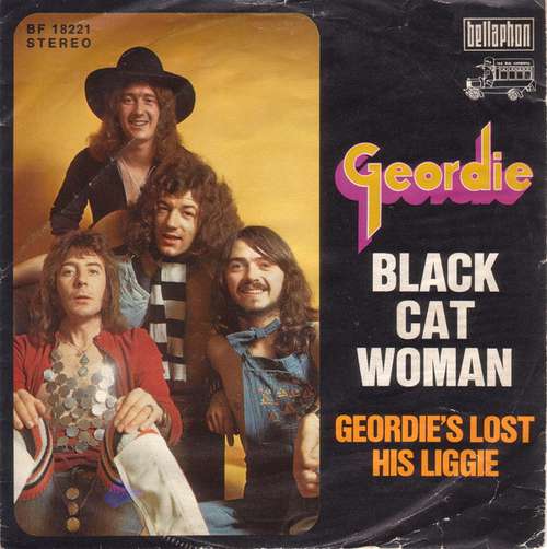 Cover Geordie - Black Cat Woman (7, Single) Schallplatten Ankauf