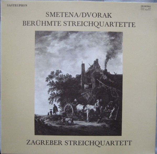 Cover Smetena* / Dvorak*, Zagreber Streichquartett* - Berühmte Streichquartette (LP) Schallplatten Ankauf
