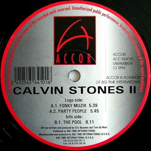 Bild Calvin Stones II* - Fonky Muzik (12) Schallplatten Ankauf