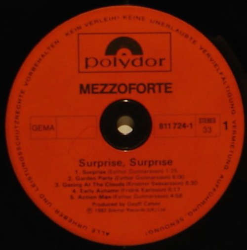 Bild Mezzoforte - Surprise, Surprise (LP, Album) Schallplatten Ankauf