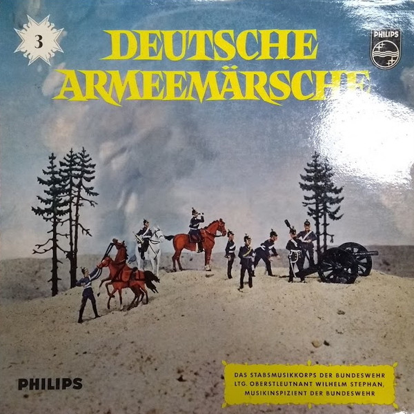 Cover Stabsmusikkorps Der Bundeswehr, Wilhelm Stephan - Deutsche Armeemärsche III. Folge (LP, Album, Mono) Schallplatten Ankauf
