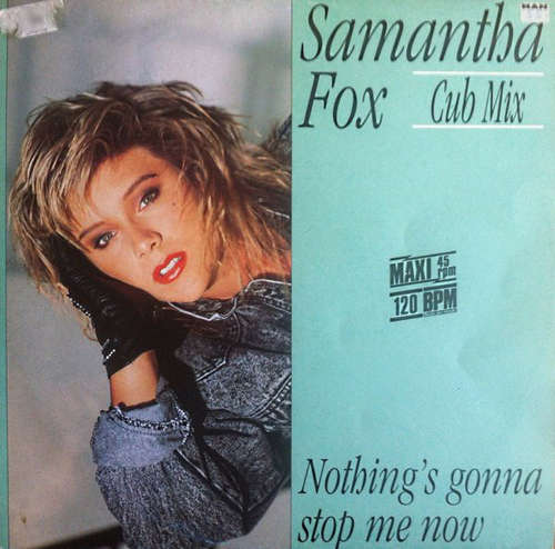 Cover Samantha Fox - Nothing's Gonna Stop Me Now (Cub Mix) (12, Maxi, Whi) Schallplatten Ankauf