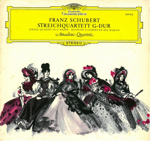 Cover Franz Schubert - Amadeus-Quartett - Streichquartett G-dur (LP) Schallplatten Ankauf