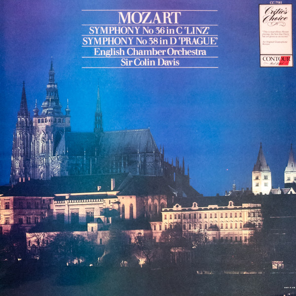Cover Mozart*, English Chamber Orchestra, Sir Colin Davis - Symphony No 36 In C 'Linz', Symphony No 38 In D 'Prague' (LP, Album, Mono) Schallplatten Ankauf