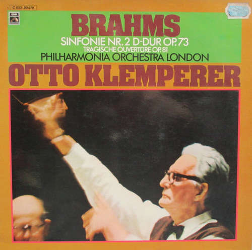 Bild The London Philharmonic Orchestra , Directed By Otto Klemperer - Brahms: Sinfonie Nr. 2 D-Dur Op. 73, Tragische Ouvertüre Op. 81 (LP, Album, RE) Schallplatten Ankauf