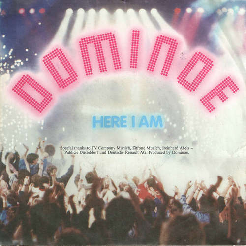 Cover Dominoe - Here I Am (7, Single) Schallplatten Ankauf