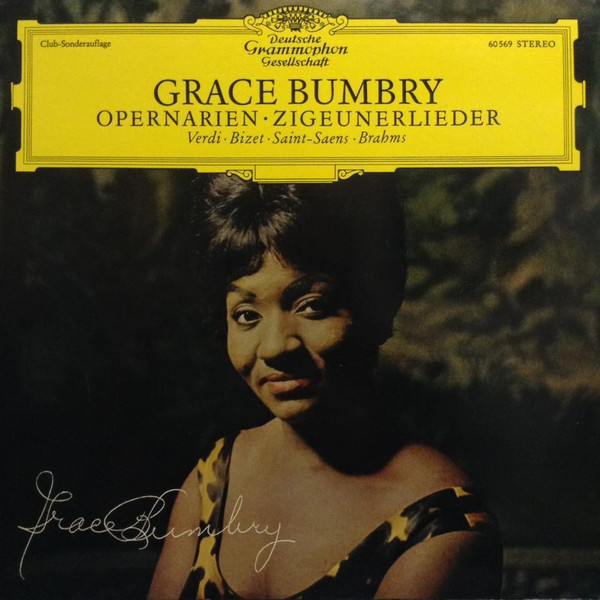 Cover Grace Bumbry - Opernarien · Zigeunerlieder (10, Club) Schallplatten Ankauf