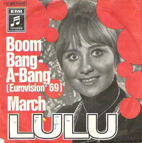 Cover Lulu - Boom Bang-A-Bang (Eurovision' 69) (7, Single) Schallplatten Ankauf
