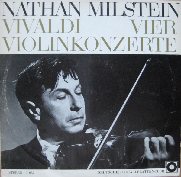 Cover Antonio Vivaldi, Nathan Milstein - Vier Konzerte Für Violine, Streicher Und Cembalo (LP) Schallplatten Ankauf