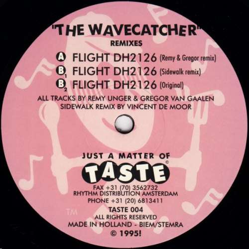 Cover Wavecatcher, The - Flight DH2126 (Remixes) (12) Schallplatten Ankauf