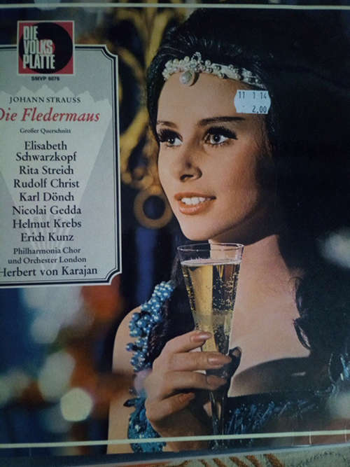 Cover Johann Strauss Sr. - Die Fledermaus (LP, Album) Schallplatten Ankauf