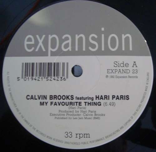 Cover Calvin Brooks featuring Hari Paris - My Favourite Thing (12, EP, Ltd) Schallplatten Ankauf
