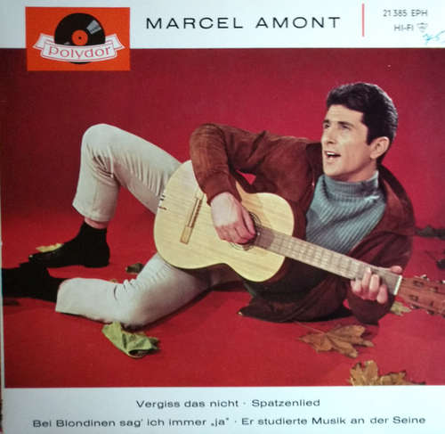 Cover Marcel Amont - Vergiss Das Nicht (7, EP) Schallplatten Ankauf