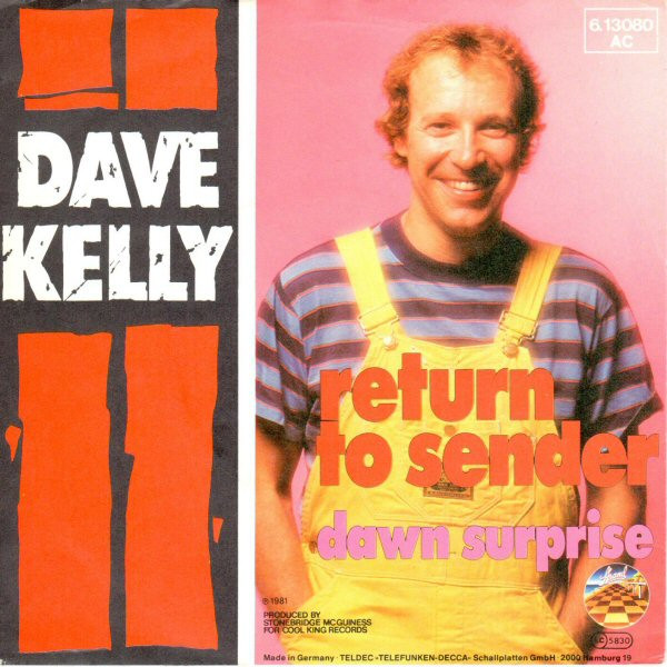 Cover Dave Kelly (3) - Return To Sender (7, Single, Promo) Schallplatten Ankauf
