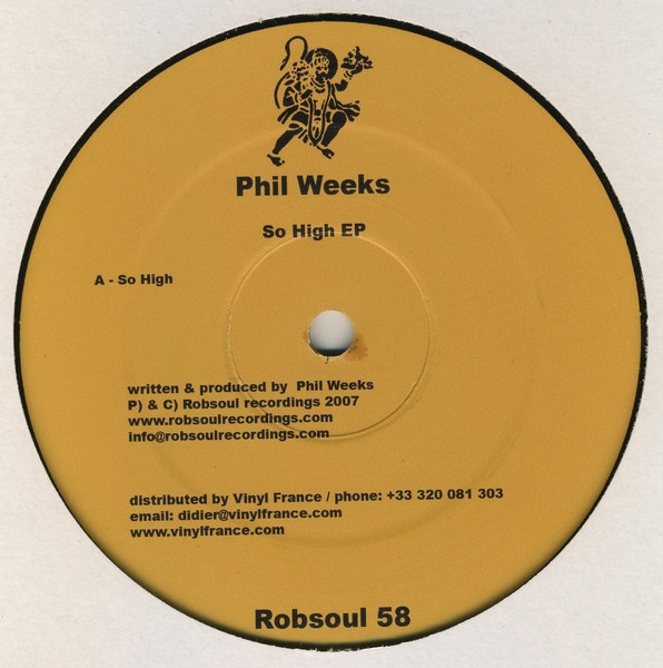 Cover Phil Weeks - So High EP (12, EP) Schallplatten Ankauf