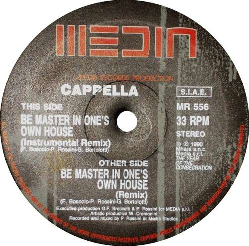 Cover Be Master In One's Own House (Remix) Schallplatten Ankauf