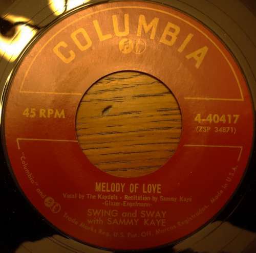 Cover Swing & Sway With Sammy Kaye* - Melody Of Love (7, Single) Schallplatten Ankauf