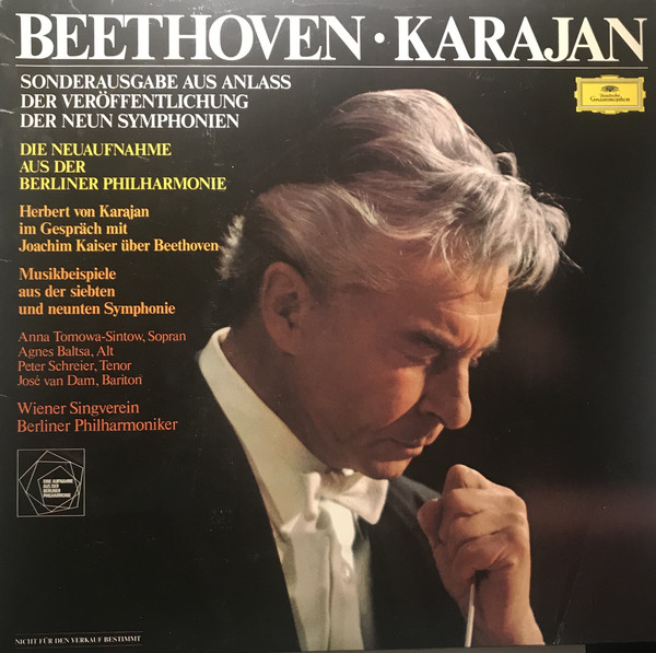 Cover Beethoven* • Karajan* - Sonderausgabe Aus Anlass Der Veröffentlichung Der Neun Symphonien (LP, Promo) Schallplatten Ankauf