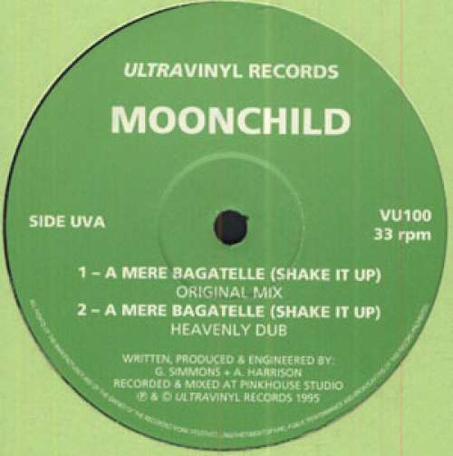 Cover Moonchild (3) - A Mere Bagatelle (Shake It Up) / V.O.A.T. (Variations On A Theme) (12) Schallplatten Ankauf