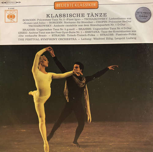 Cover The Festival Symphony Orchestra*, Louis De Froment ,  Leopold Ludwig - KLASSISCHE TANZE (LP) Schallplatten Ankauf