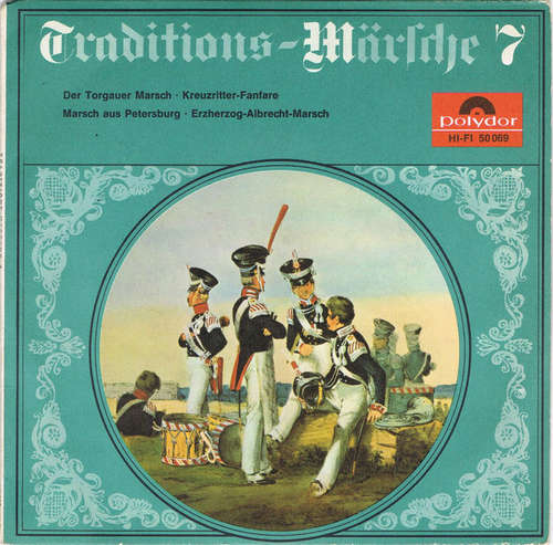 Cover Polydor-Blasorchester, Blasorchester Großer Kurfürst - Traditions-Märsche 7 (7, EP, Mono) Schallplatten Ankauf
