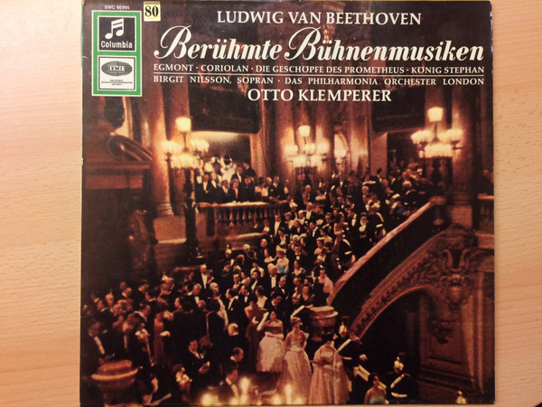 Cover Ludwig van Beethoven, Birgit Nilsson, The London Philharmonic Orchestra, Otto Klemperer - Berühmte Bünenmusiken (LP) Schallplatten Ankauf