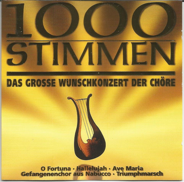 Cover Various - 1000 Stimmen - Das Grosse Wunschkonzert Der Chöre (2xCD, Comp) Schallplatten Ankauf