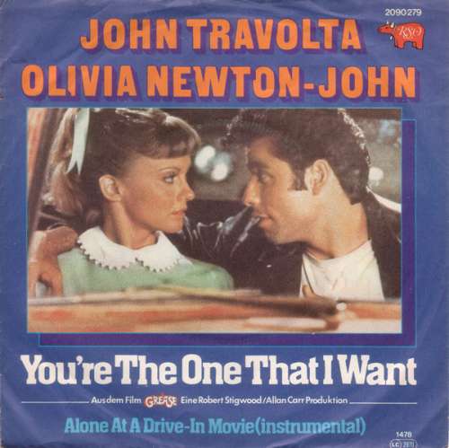 Cover John Travolta / Olivia Newton-John - You're The One That I Want (7, Single) Schallplatten Ankauf
